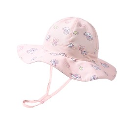 FURTALK Baby Toddler Kids Sun Hat UV Protection Cotton Fishing Hat Girls Boys Adjustable Foldable Summer Beach Bucket Hat with Cute Pattern, Unicorns