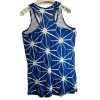 Bloom Women's Loose Scoop Neck Tank Blue/White - Medium
