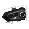 Mobestech Wireless Motorcycle Helmet Headset Mount Speaker Plastic