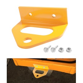 SCUARI Zero Turn Mower Hitch,Car Accessories Lawn Mower Hitch,Heavy Duty Universal Zero Turn Hitch Kit with Bolts,Fit for 2.4"-5" Hole Center,Compatible with Many Models Lawn Mower,Tractor (Orange)