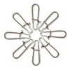Pack of 200 Fishing Lock Snaps Swivel #0#1#2#3#4 with Box
