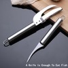 Wjwumha 4Pcs Shrimp Deveining Tool Fish Scaler Set, Shrimp Peeler,