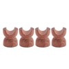 4PCS HiFi Speaker Cable Wire Bracket Wooden Shockproof Insulation HiFi