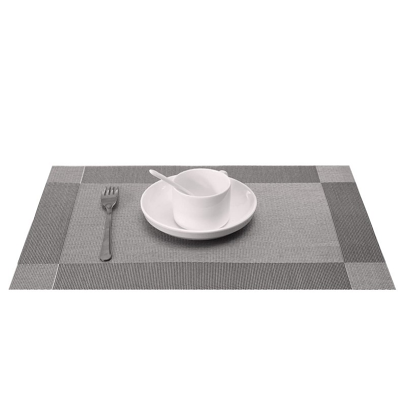 Miorkly Placemats and Coasters Sets of 4 Silver Grey Christmas