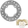 Caltric Rear Brake Disc Rotor W/ Caliper For Can-Am Outlander