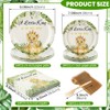 96Pcs Lion Baby Shower Tableware Set Jungle Theme Party Supplies