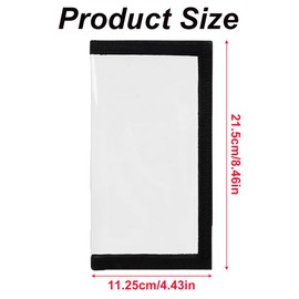 Pack of 4 Clear Fishing Bait Wraps, PVC Fishing Bait Covers, Protect Fishermen Safely from Sharp Hooks, Transparent Lures Fishing Bait Hook Storage (17 x 8.9 cm)