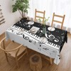 Reaocly - Mantel rectangular para llaves de piano y notas,