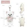Stream TY033-C Stream Market Mascot Keychain Lanyard Charm Plush Chihuahua