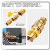 Larrik 1/2 Natural Gas Quick Connect, Natural Gas Quick Connect