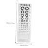 Gatuida 3sets Vision Chart for Eye Testing Visual Exam Chart