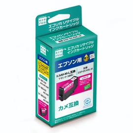 Ecolica Epson KAM-M-L Compatible Recycled Ink Magenta ESP-EKAML-M (ECI-EKAML-M) Remaining Level Indicator Compatible