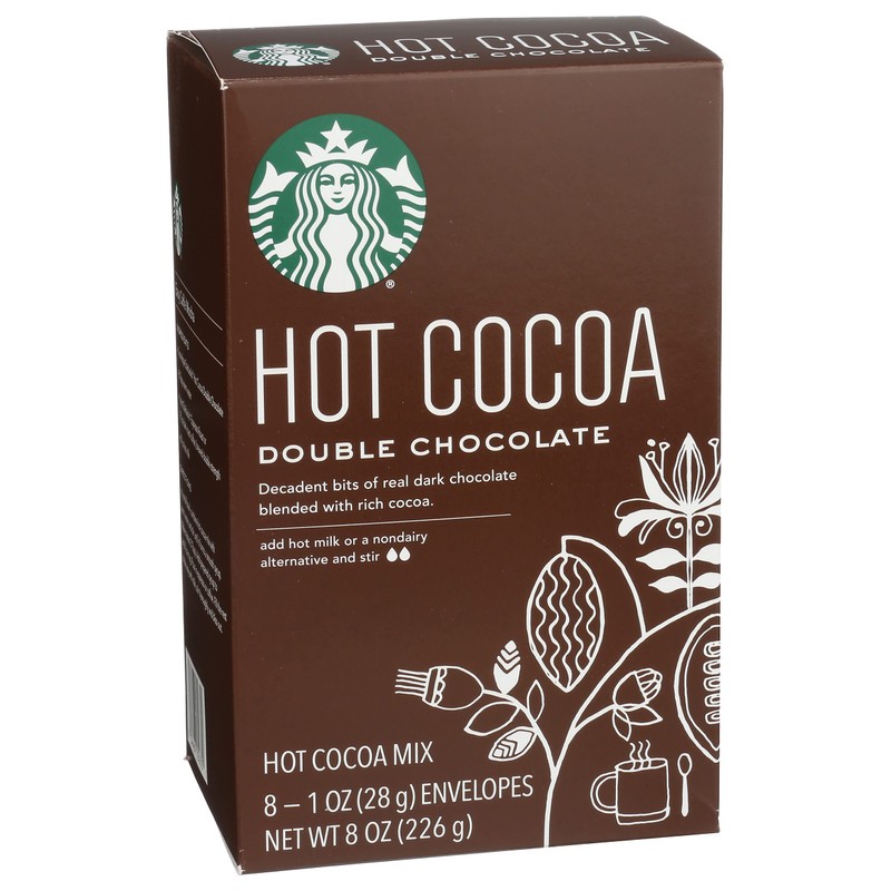 Starbucks Classic Hot Cocoa Double Chocolate (8.00 Ounce (Pack of