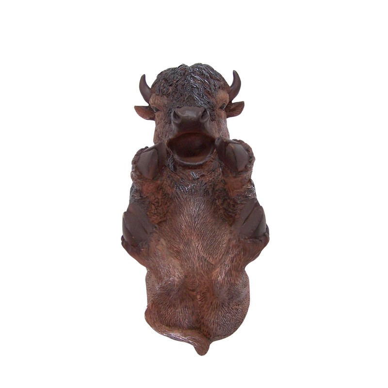 Buffalo Bourbon Holder, Rustic Bar & Kitchen Bottle Display, Cabin