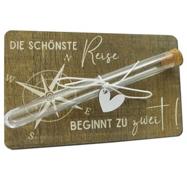 Geldgeschenk Hochzeit I Originelles Geldgeschenk I Kompass, Reise Flitterwochen I Hochzeitsgeschenke I Geldgeschenke I Brautpaar Hochzeitspaar Geldverpackung I Geschenk I Geld von Herzen verschenken