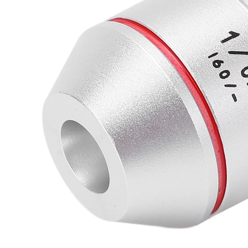 Achromatic Objectives Lens,1X 195 RMS Threaded Biological Microscope Achromatic Objectives