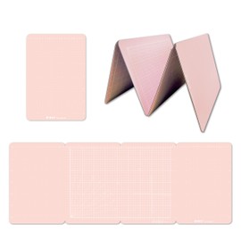 iMAT Flip Cutting Mat M Type Double Sided TPE Folding Cutter Mat (Pink)