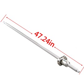 CHUANGNENG Ball Screw SFU1605-1200mm Lead Ballscrew End Machining Antibacklash for CNC with Nut US Shipping with BK10/BF10 Standard End Machining, Length Approx 47.24inch