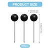 Pack of 500 push pins, black map push pins, 1/8