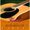 Set of FISOMA Guitar Strings 80/20 Bronce Medium