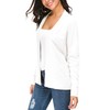 Exchic women's long-sleeved thin casual knitted jacket, lightweight cardigan -