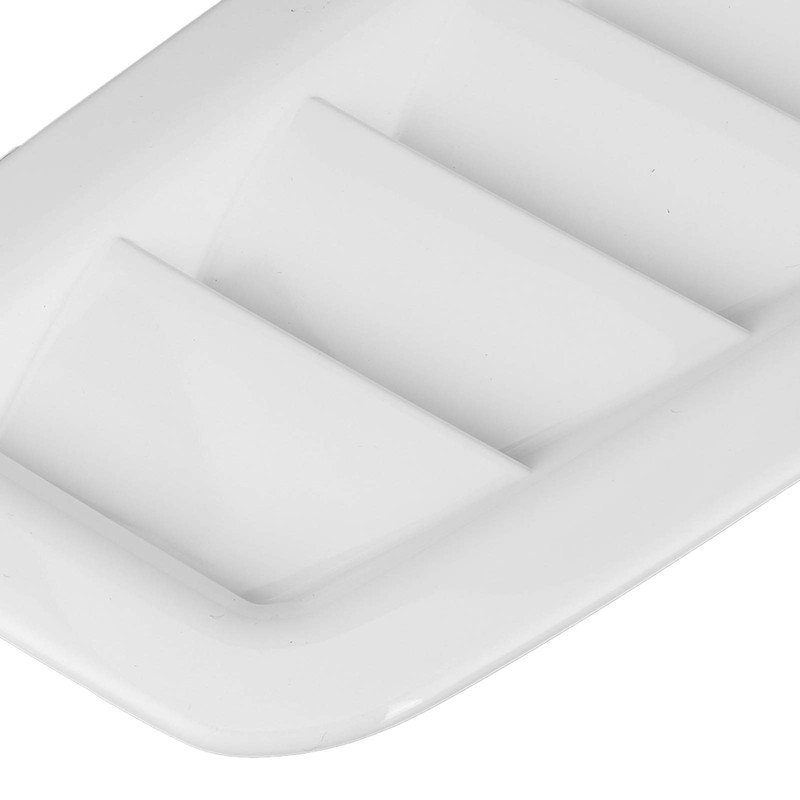 2pcs Motorhaubenablüftung, Universal Car Air Einlasshaubehaube Motorhaube Lüftungslüftung ABS Plastik