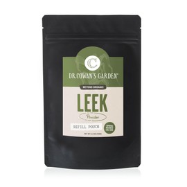 Dr. Cowan’s Garden Leek Powder - Beyond Organic Vegetable Powder, Green Powder Superfood, Super Greens Vegetable Powder, Greens Powder for Nutritional and Culinary Uses, Dehydrated Greens, 50 Servings