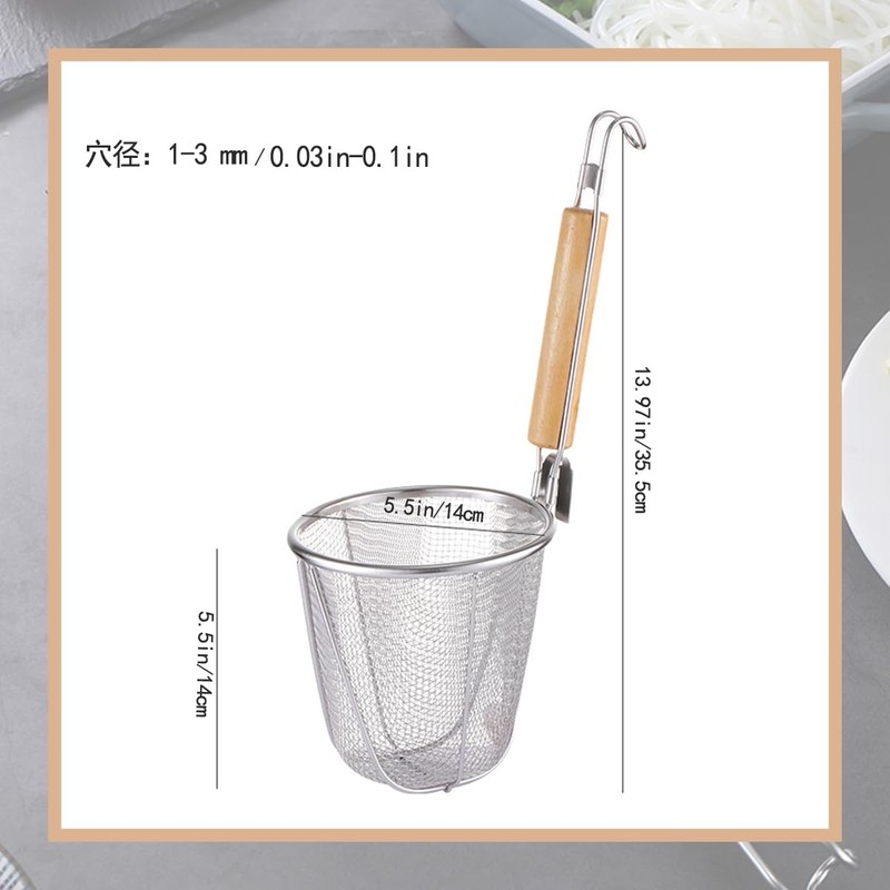 Commercial Ramen Tsubo Kitchen Utensils, Udon, 5.5 inches (14 cm),