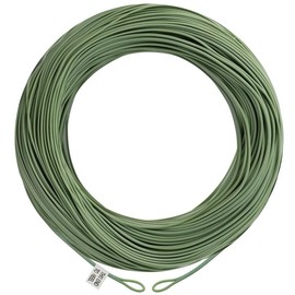 Maxcatch Fly Line with Two Welded Loops, Weight Forward Floating, 100FT, Multiple Colors, WF1F-WF9F, for Freshwater Fly Fishing (Moss Green, WF1F-100FT)