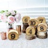 Andoer Wedding Table Number, 1-10 Wooden Table Number Rustic Party