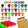 VEGIXO Heat Transfer Vinyl Sheets - Pack of 32 Pcs,