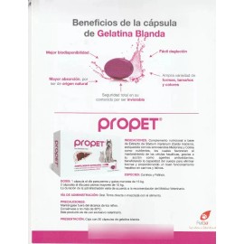 Propet Caps Gel Hepatoprotector Natural Perros Gatos