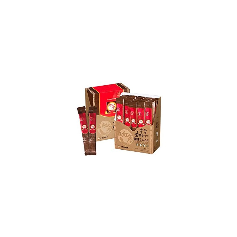 Korea Ginseng 6 year old gold sticks filled with red