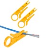 VANICE Mini Wire Stripper 3 Pack Network Wire Stripper Punch