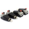 Speaker Phono RCA Male Plug to AV 2 Screw Terminal