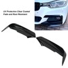 2pcs Front Bumper Vent Canard Splitter Left Right ABS Wind