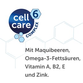 epacell Eye Vitamins with Vitamin A, B2, E, Zinc and DHA, for Reduced Eye Fatigue, Supports Vision, Ideal for Contact Lens Wearers, Pack of 60