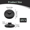 2 PCS Floor Lamp Inline Foot Switch, Round Foot Pedal