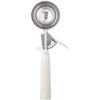 Winco Ice Cream Disher con mango de marfil, tamaño 10