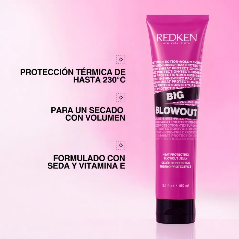 REDKEN Big BlowOut Gel Con Protección De Hasta 230°C 150ml