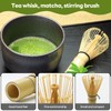 YIK TUNG 3er Matcha Set, Bambus-Teebesen, Chasen, Natural Bamboo Matcha