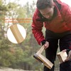 Camping Axe, 15inch Outdoor Hatchet Chopping Axe for Wood Splitting