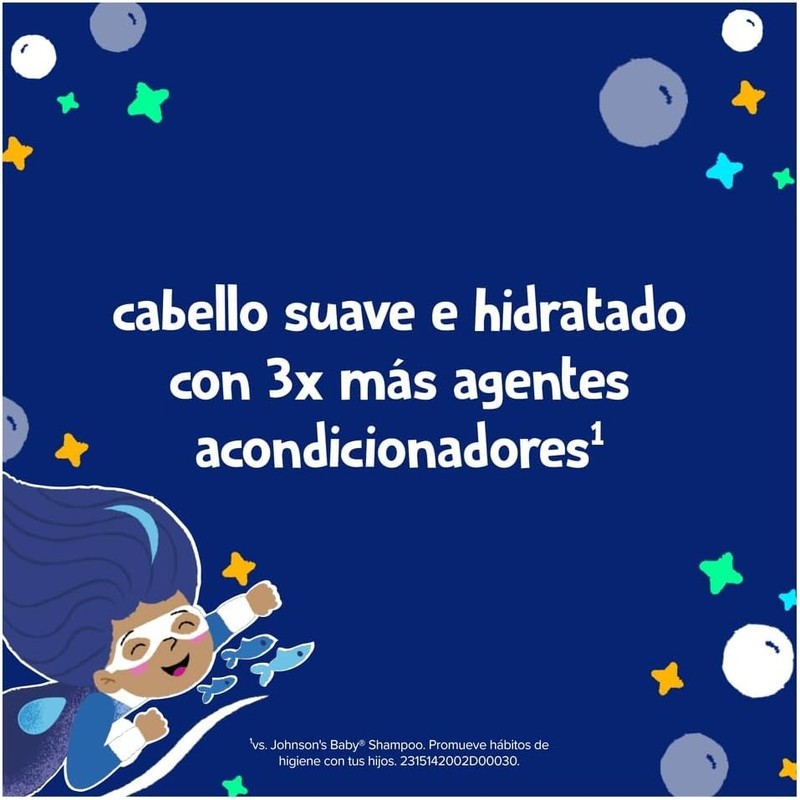 Johnson's Kids 2 en 1 shampoo y acondicionador 200ml
