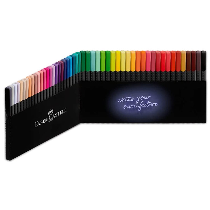 Faber-Castell Plumones Fine Pen (0.4 mm) con 50 diferentes colores