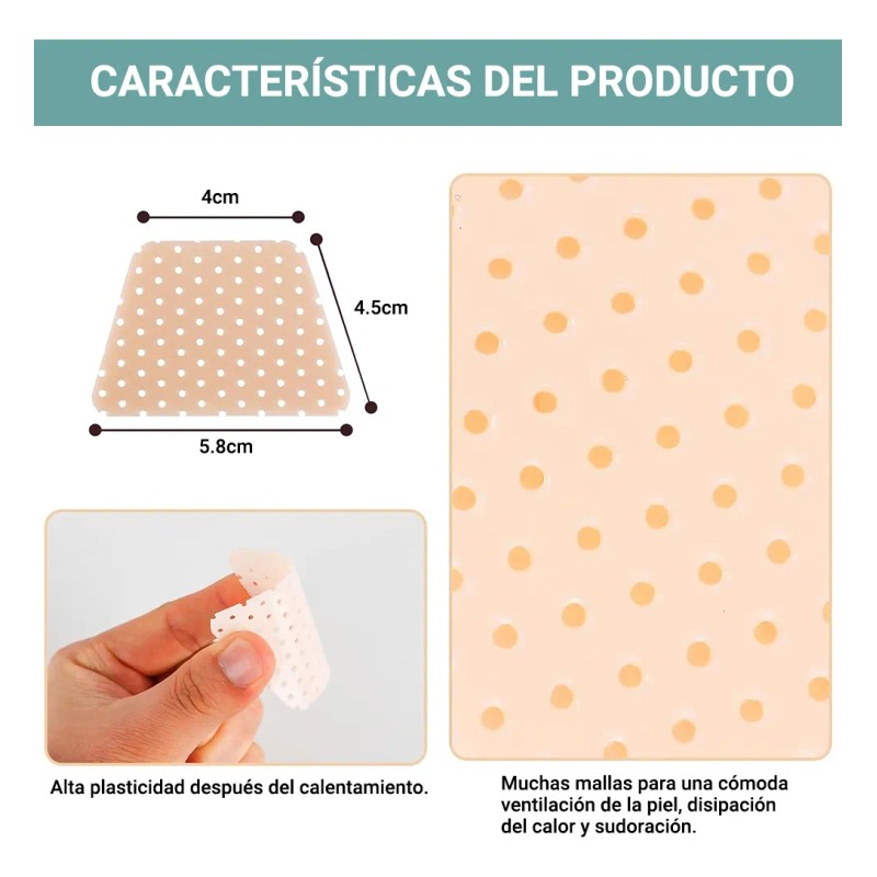 Kit 4pzs Retenedor Nasal Y Termoplástica Rinoplastia