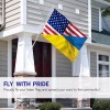 Anley Fly Breeze 3x5 Ft America Ukraine Friendship Flag Friendship