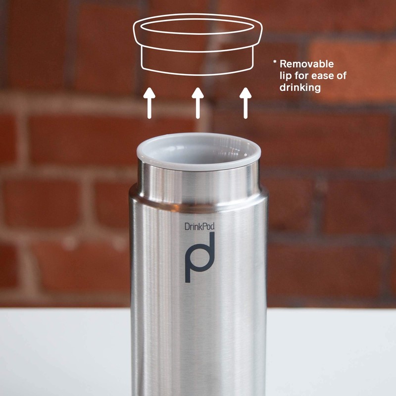 Pioneer DrinkPod stainless steel vacuum flask, 0,2 L