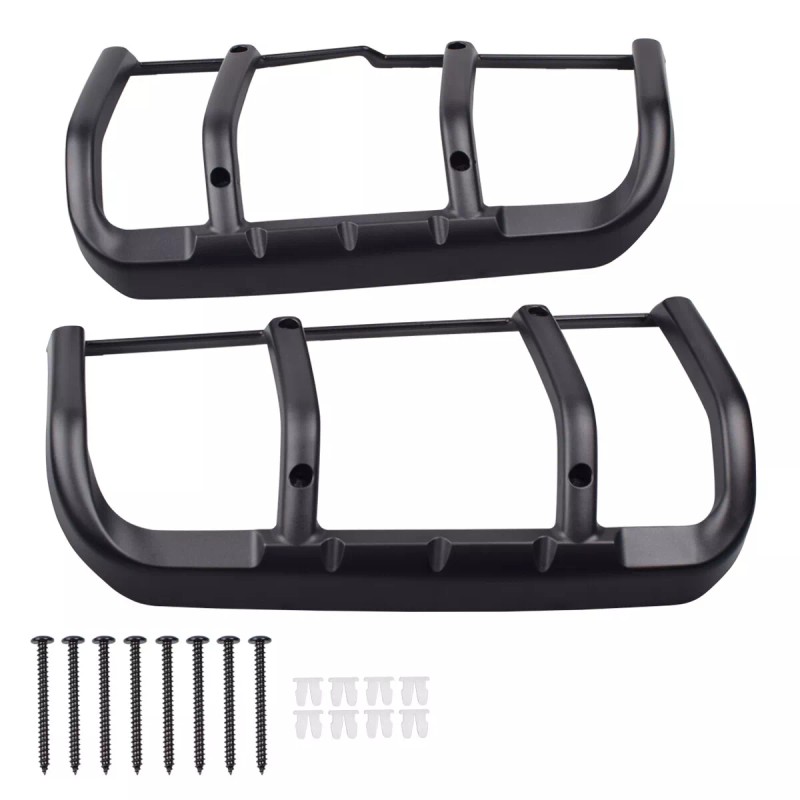 Feiteplus Land Rover Rear Tail Light Lamp Guards Set Pair