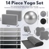 Simgoing 14 Pcs Yoga Kits for Home Workouts Pilates Equipment