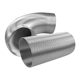 Flexible Aluminium Air Ducting Ã125 (5") 1meter Ventilation Accessory Alloy Vent Tube Hose Duct